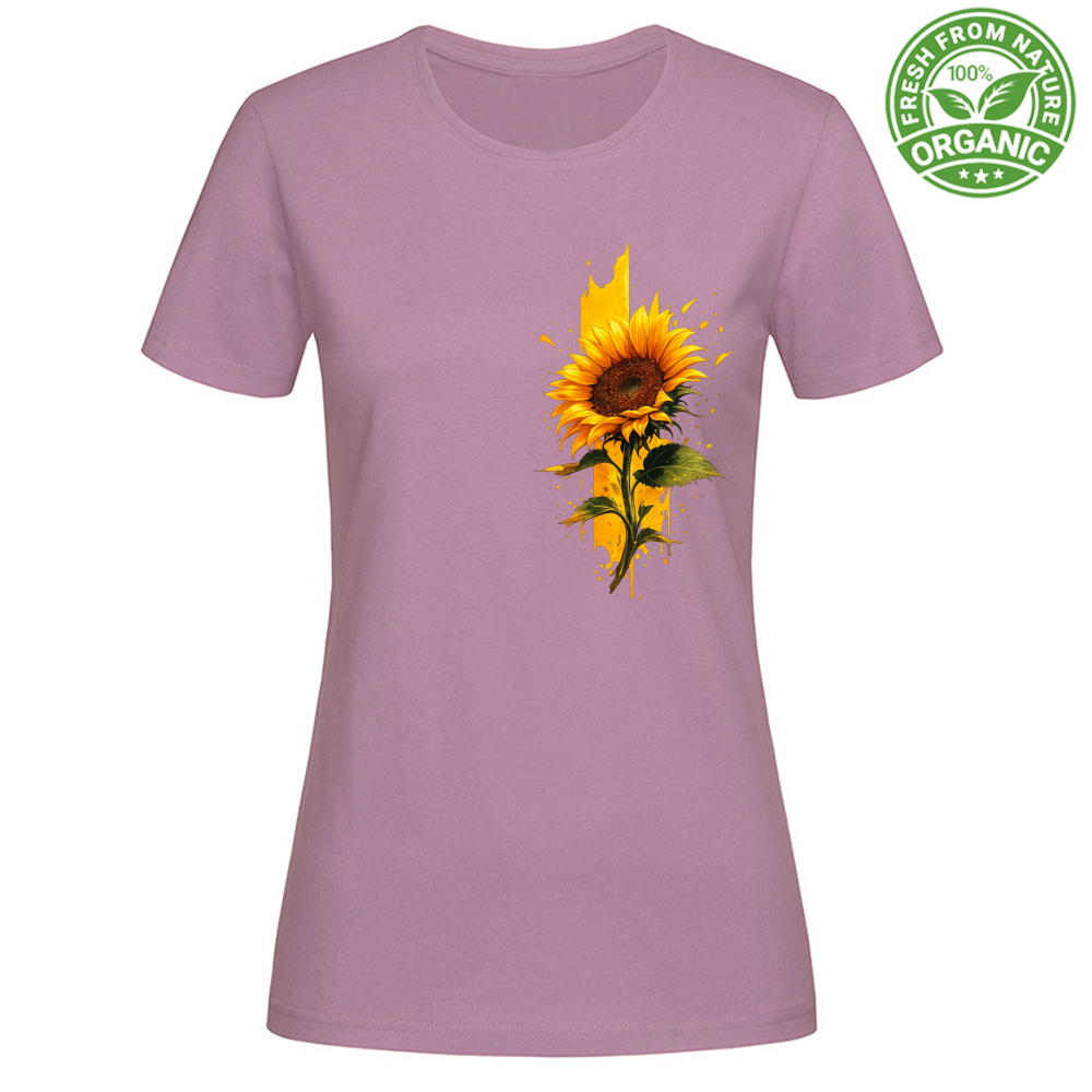 T-Shirt Donna Organic Girasole