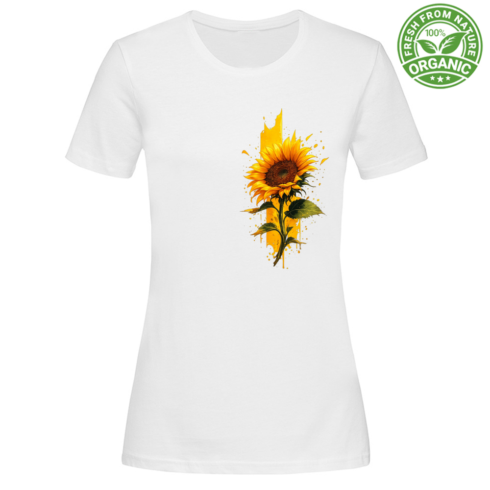 T-Shirt Donna Organic Girasole