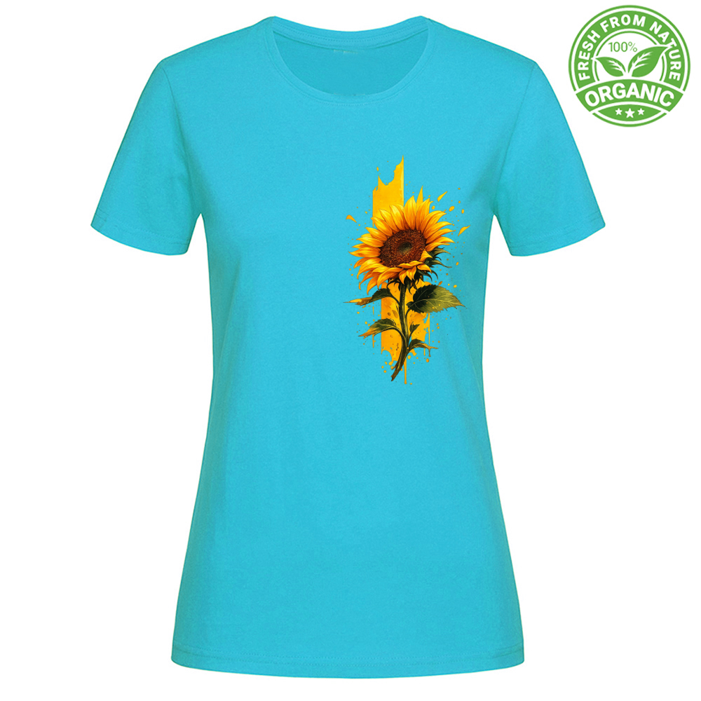 T-Shirt Donna Organic Girasole
