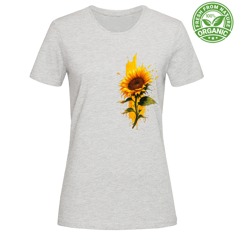 T-Shirt Donna Organic Girasole