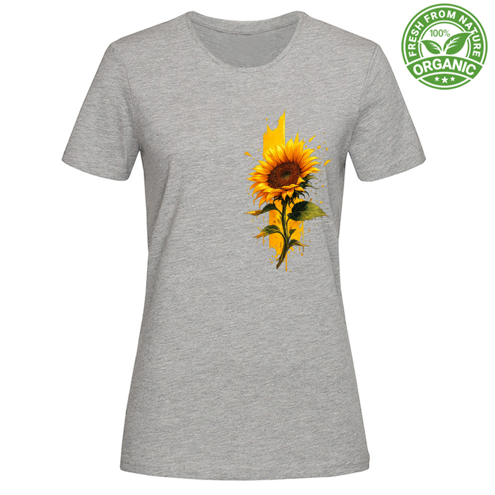 T-Shirt Donna Organic Girasole