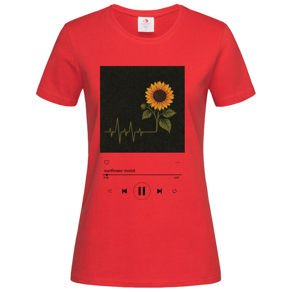 T-shirt Donna Premium sunflower mood