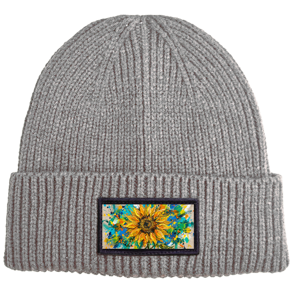 Cappellino unisex stampa artistica girasole