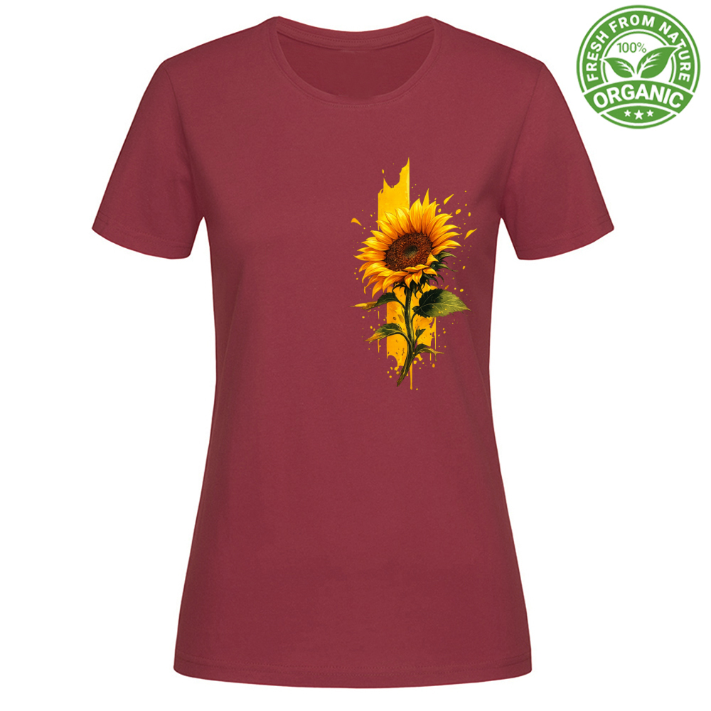 T-Shirt Donna Organic Girasole