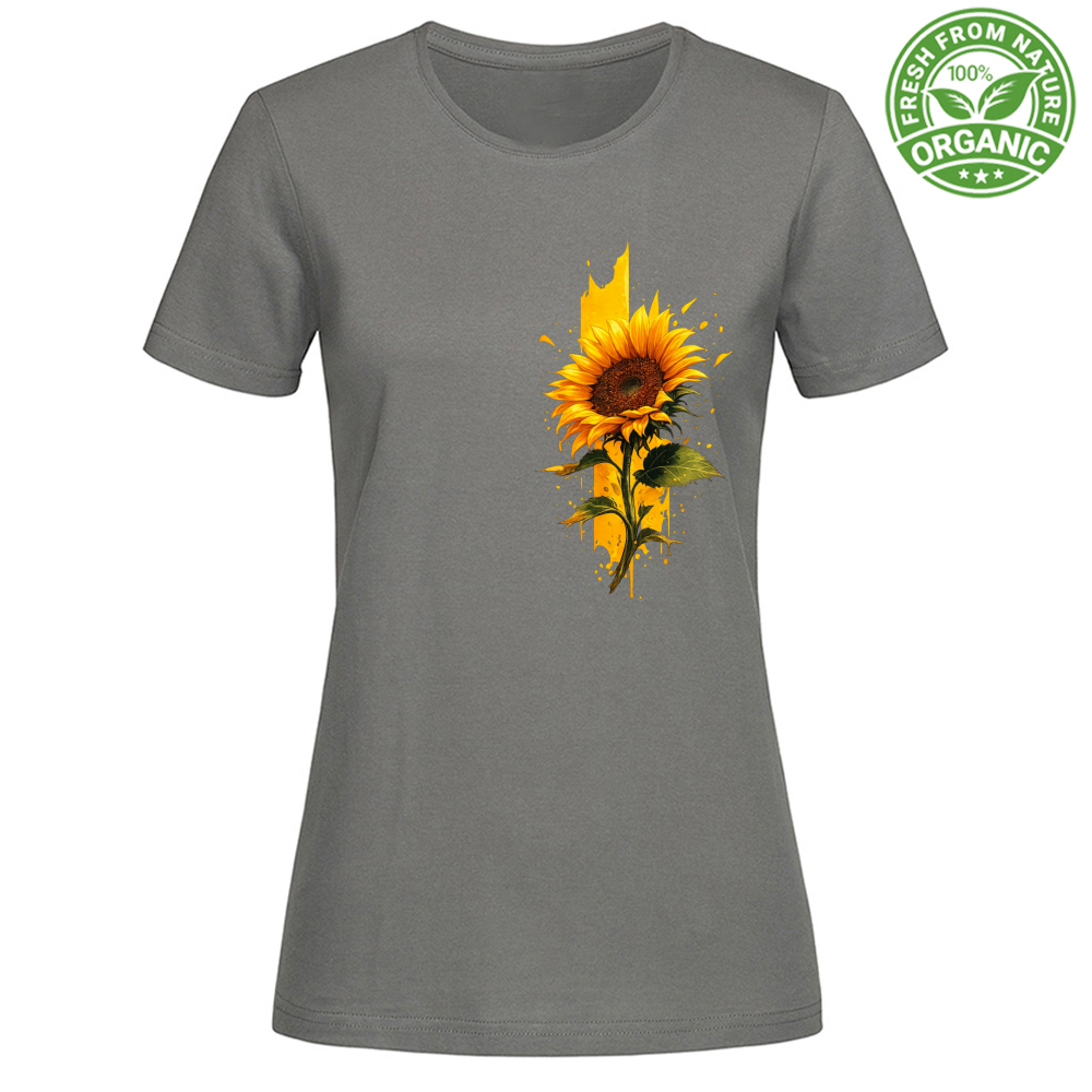 T-Shirt Donna Organic Girasole