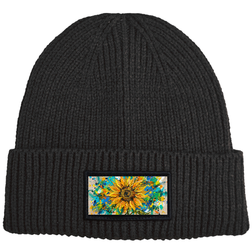 Cappellino unisex stampa artistica girasole