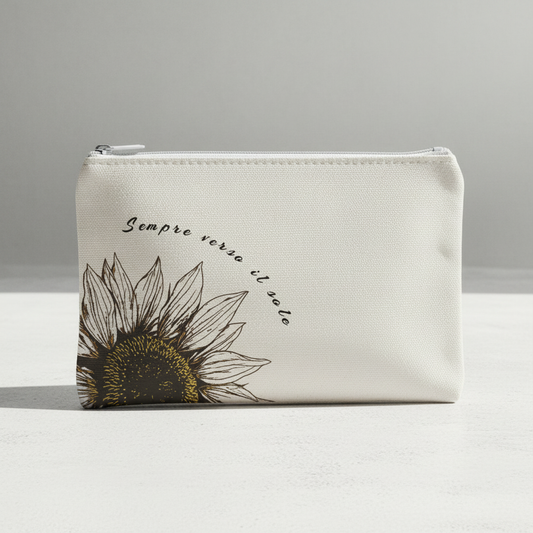 Pochette su superficie chiara