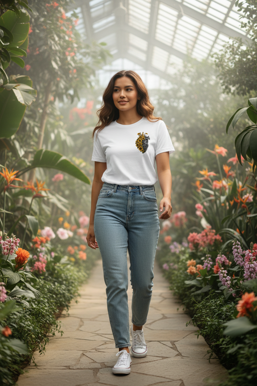 T-shirt bianca lifestyle