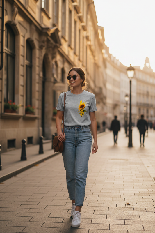 T-shirt grigia lifestyle