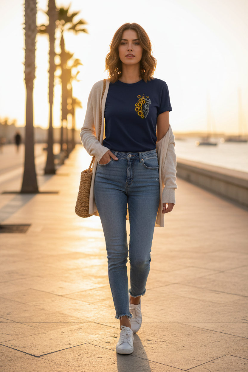 T-shirt navy lifestyle